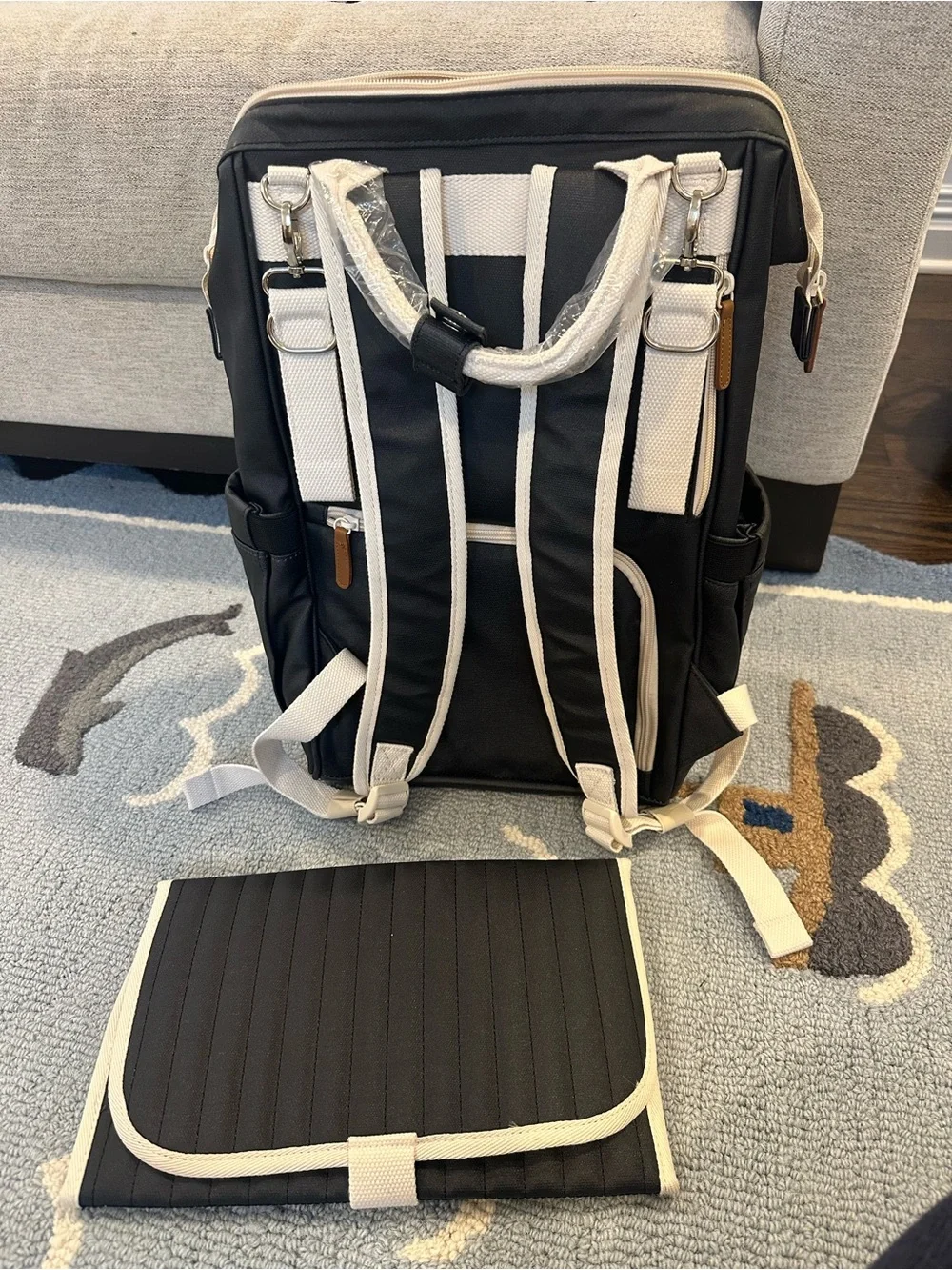 Richie Diaper Backpack - Black Licorice